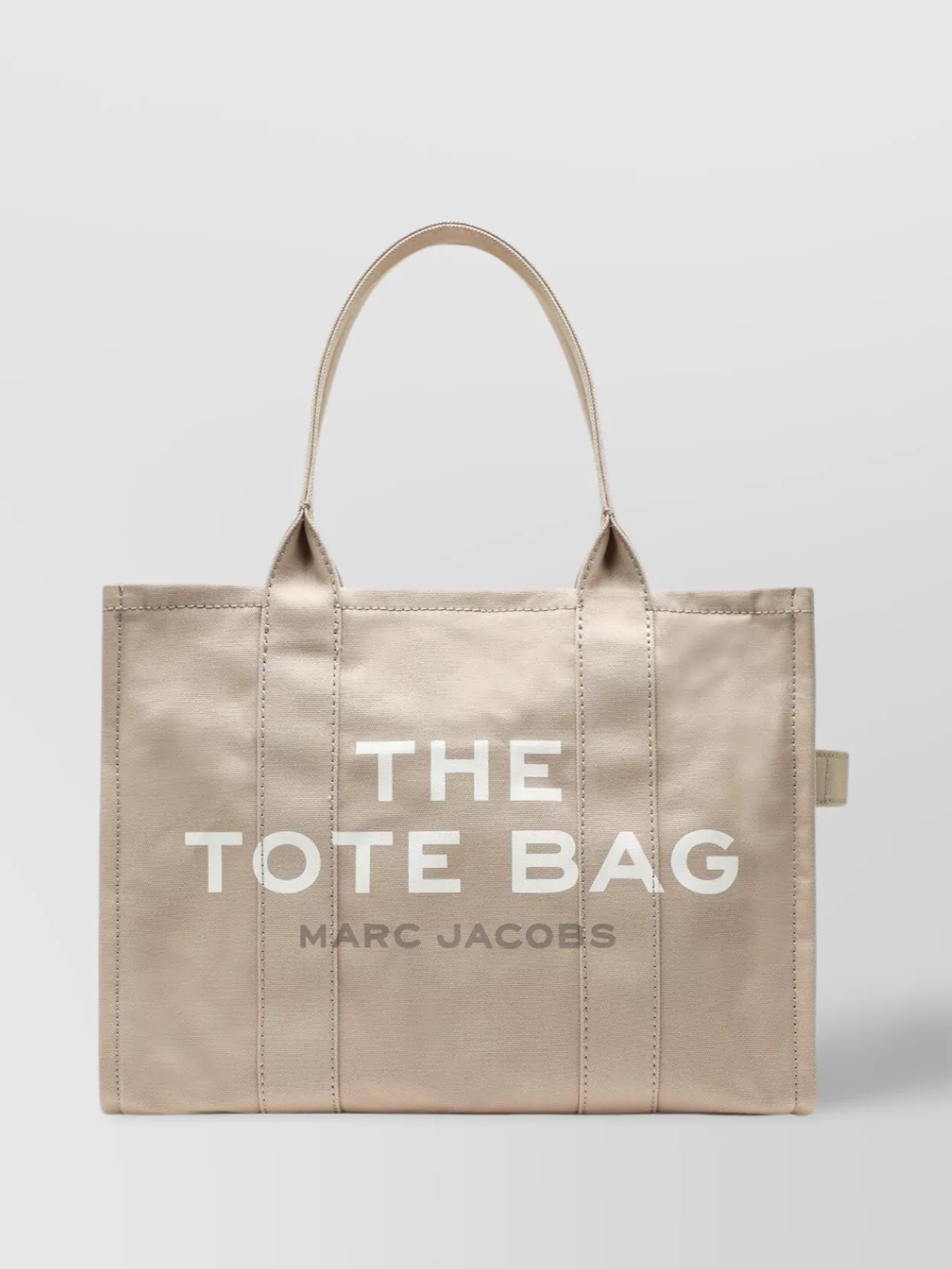 Marc Jacobs Rectangular Canvas Tote Bag With Top Handles