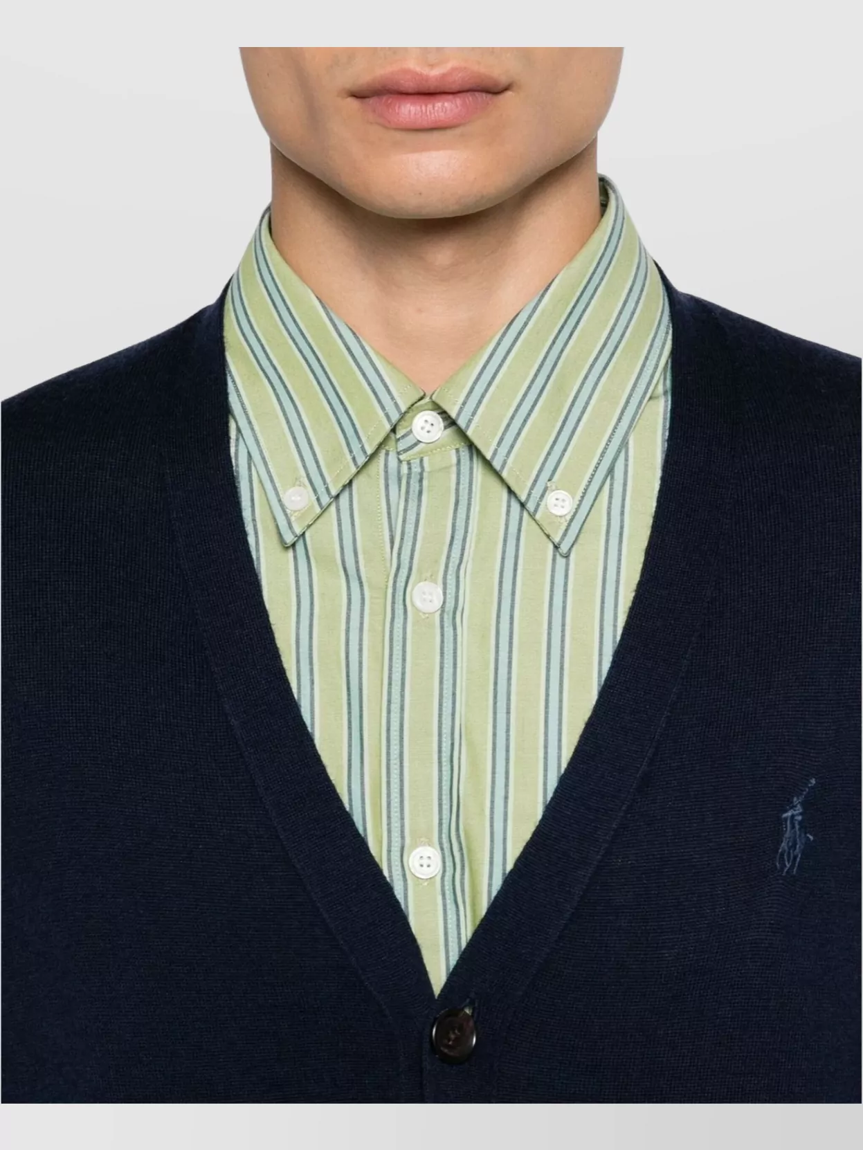 Ralph Lauren V-Neck Cardigan Front Pockets