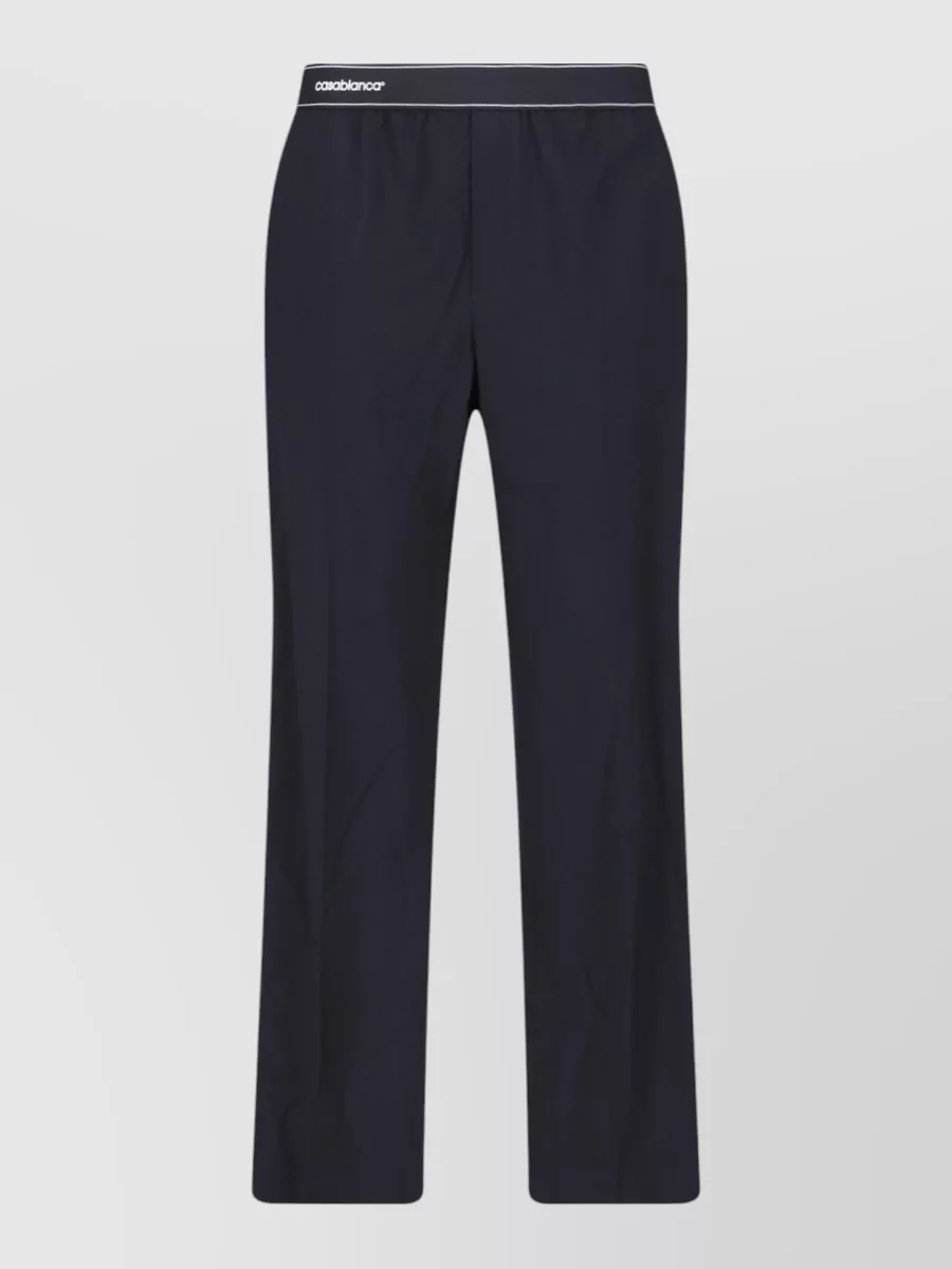 Casablanca virgin wool straight trousers