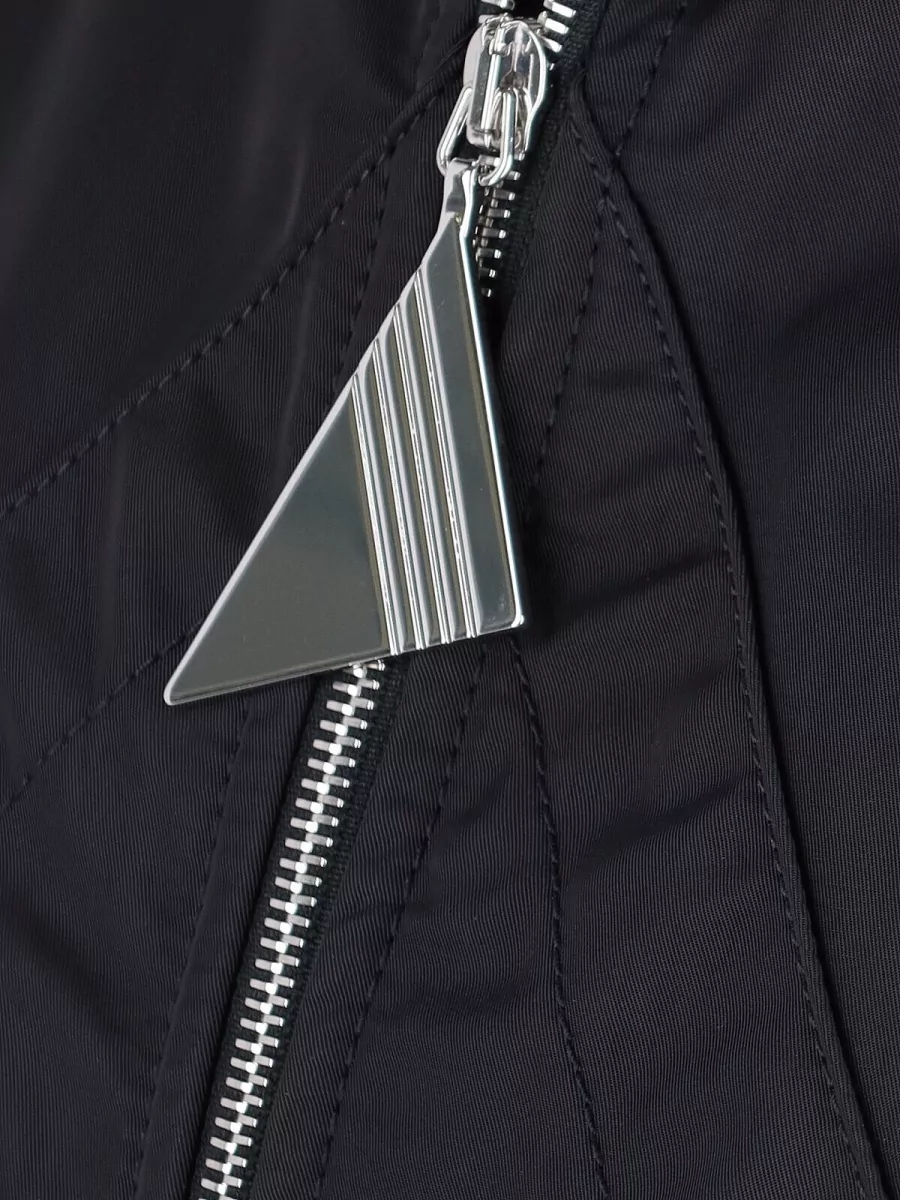 The Attico Hooded Jacket Drawstring Hem Elastic Cuffs