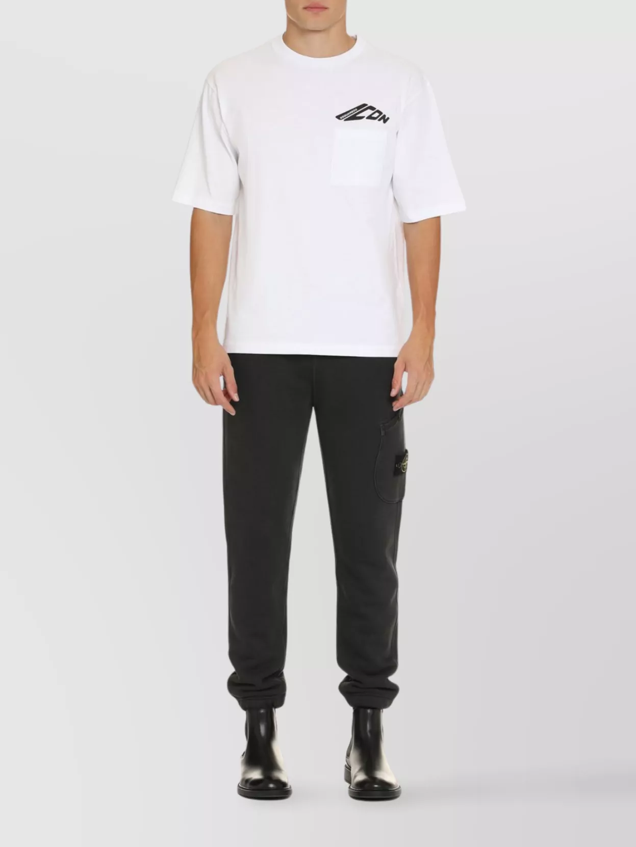 Dsquared2 Crew-neck T-shirt Chest Pocket In White