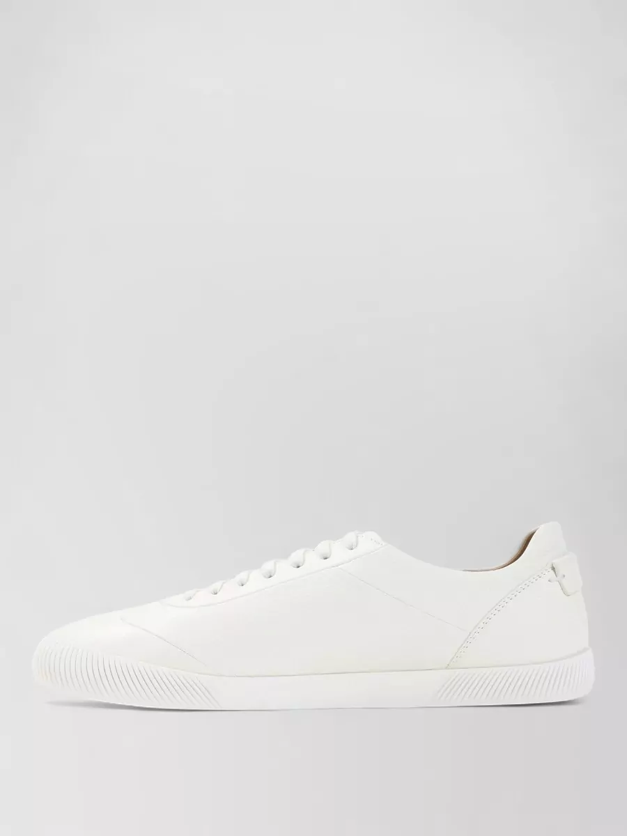 Giorgio Armani Leather Low-Top Lace-Up Sneakers