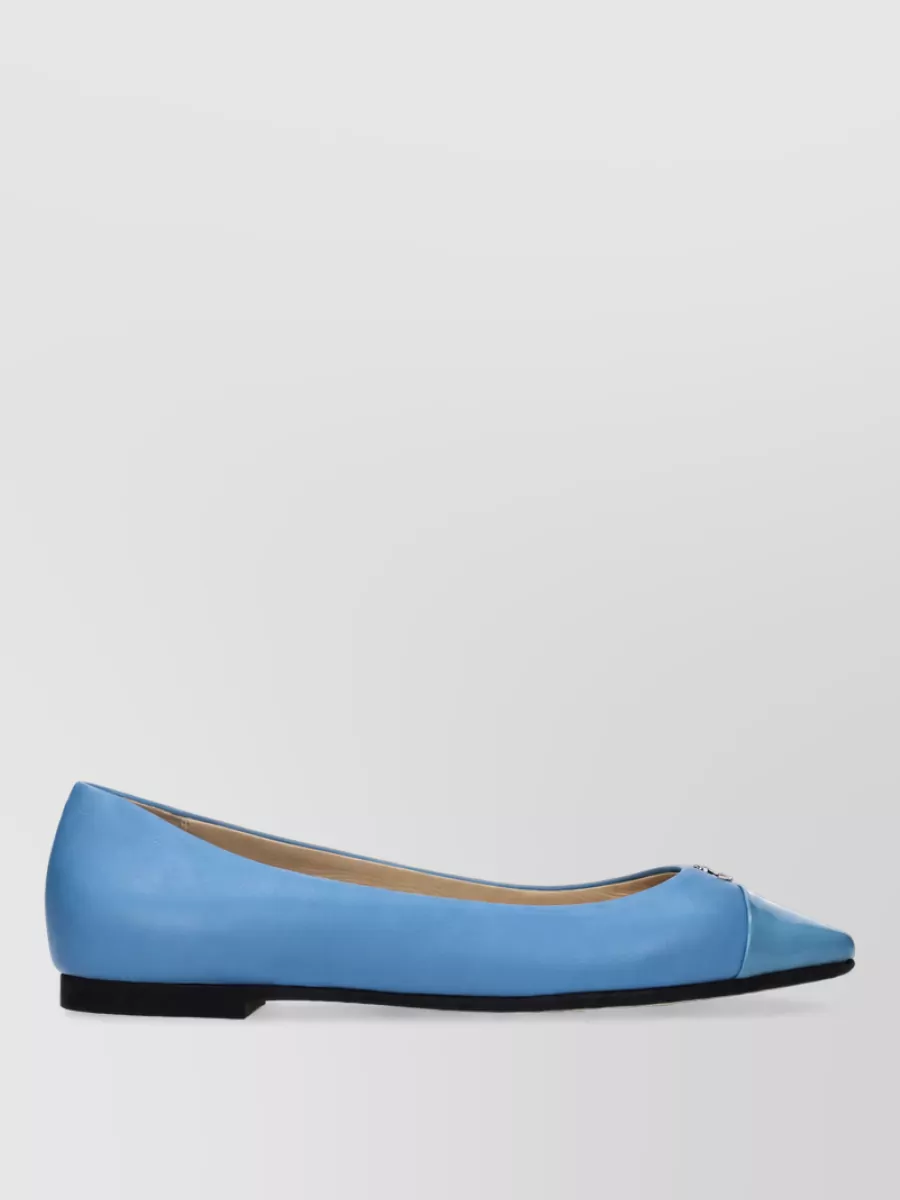 Jimmy Choo Leather Ballerina Flats