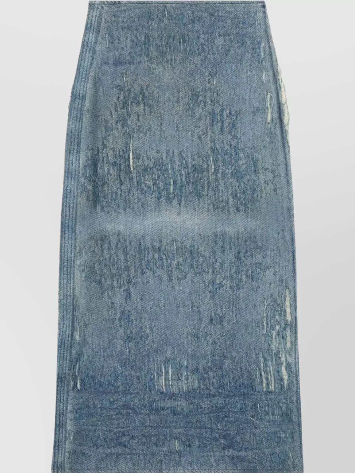 Diesel Megan Distressed High-waisted Long Skirt