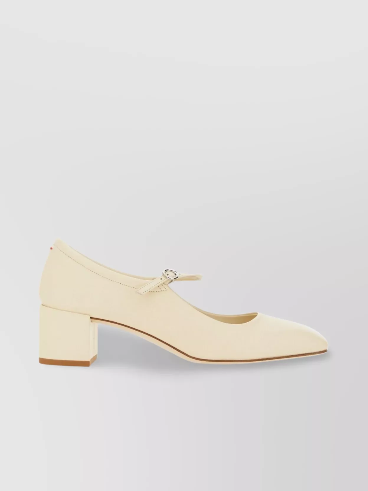 Aeyde "Aline" Block Heel Square Toe Pumps
