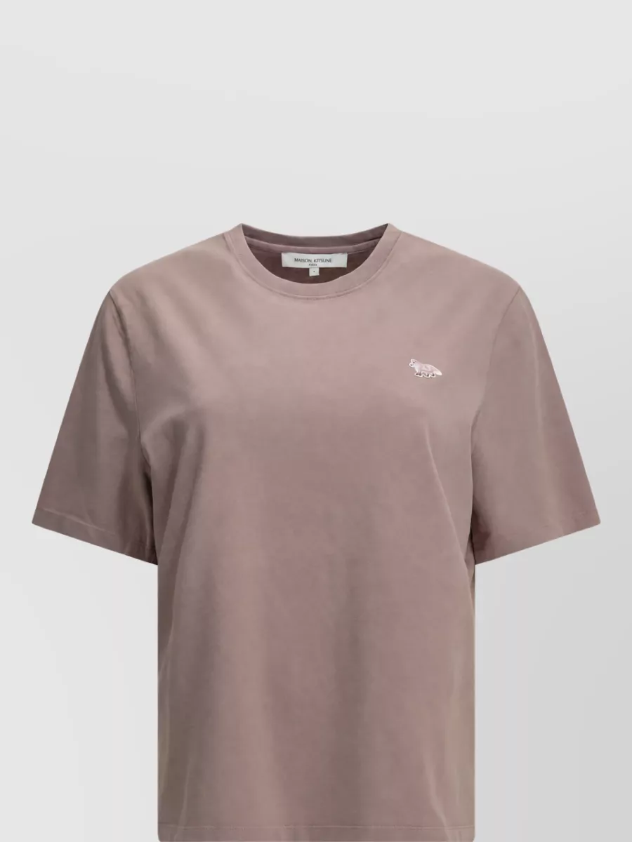 Maison Kitsuné organic cotton crew-neck short-sleeve t-shirt
