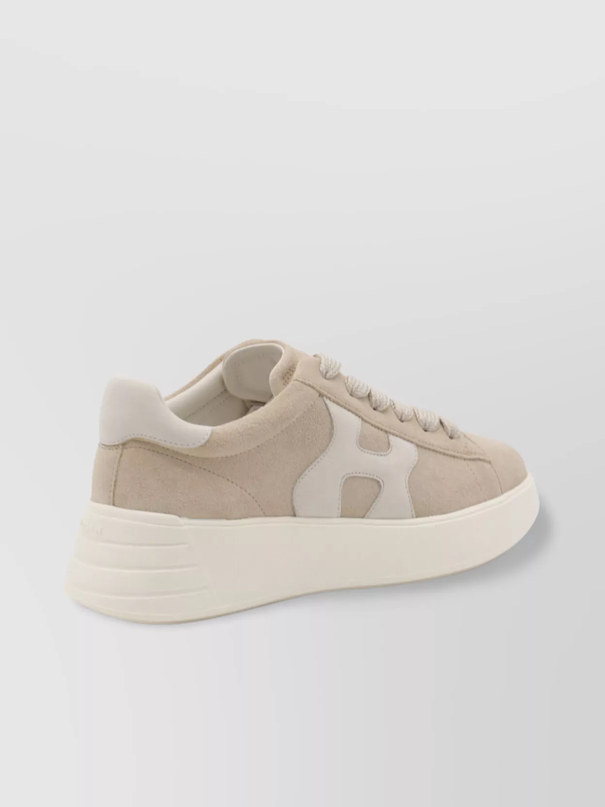 Hogan Low Top Sneakers With Rubber Sole And Suede Upper