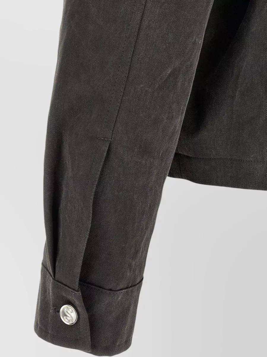 Séfr Cotton Single-Breasted Coat
