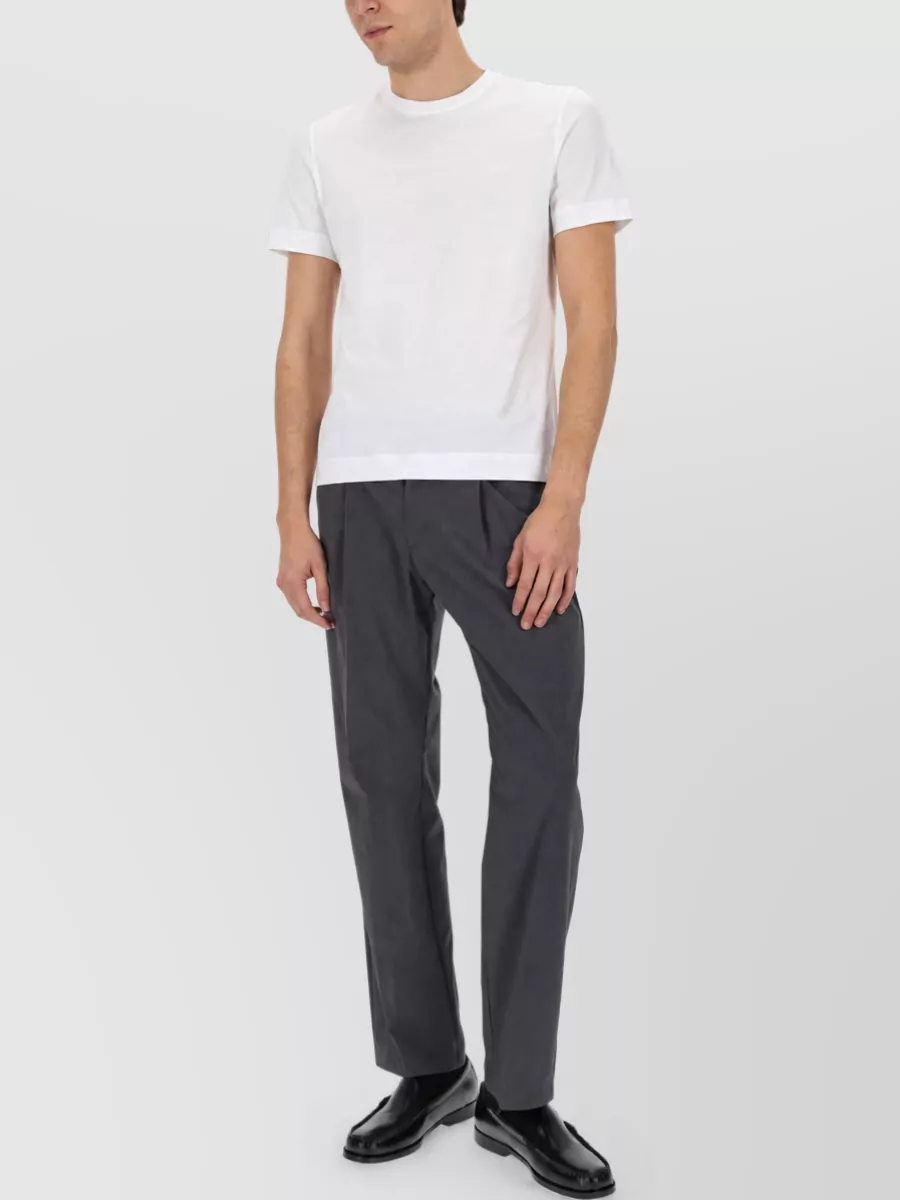 Herno Wool-Blend Straight-Leg Tailored Trousers