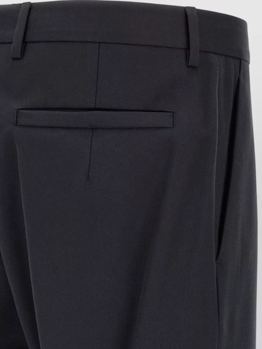 Zegna Cotton Tapered Trousers
