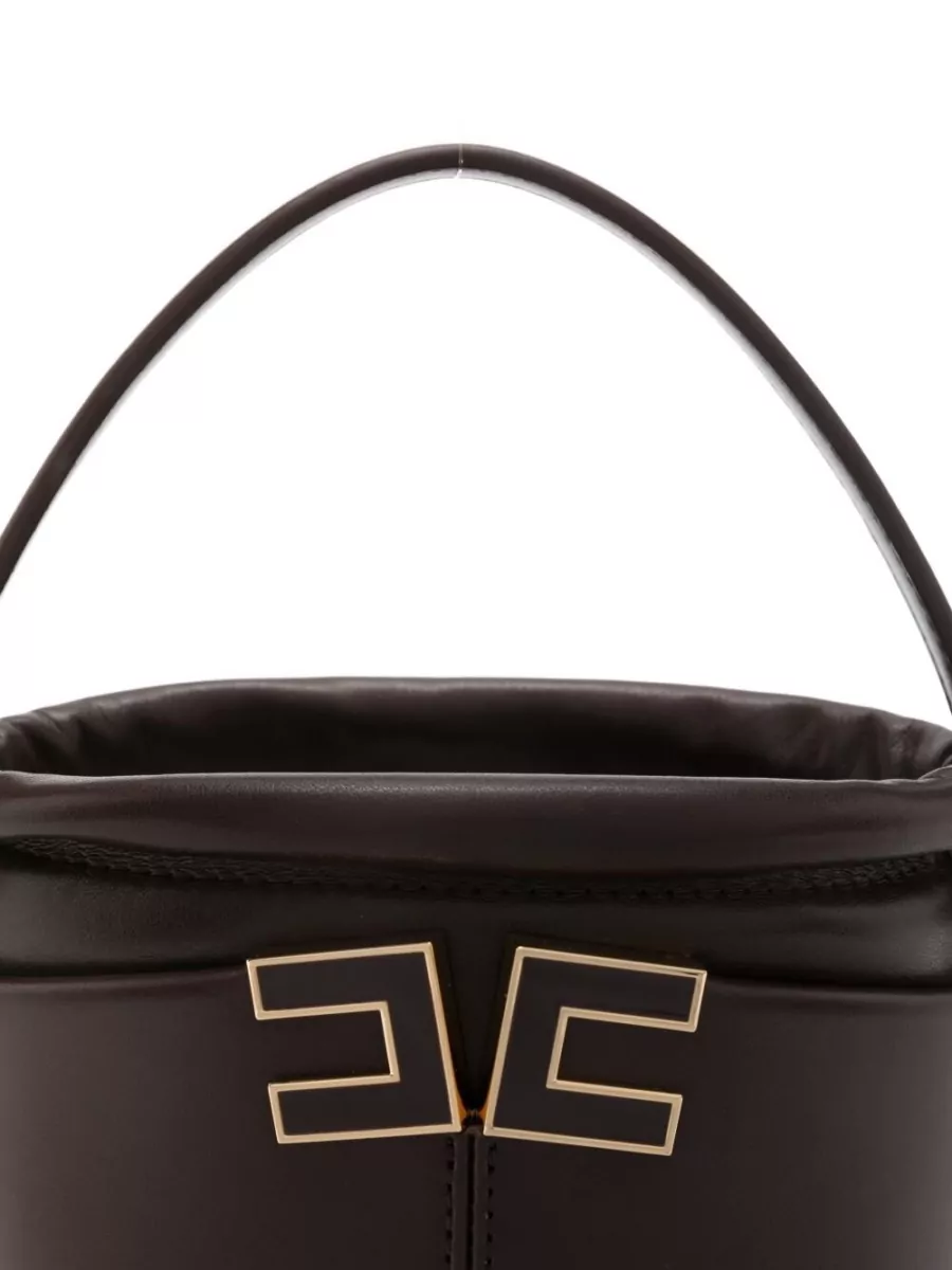 Elisabetta Franchi Logo Bucket Bag