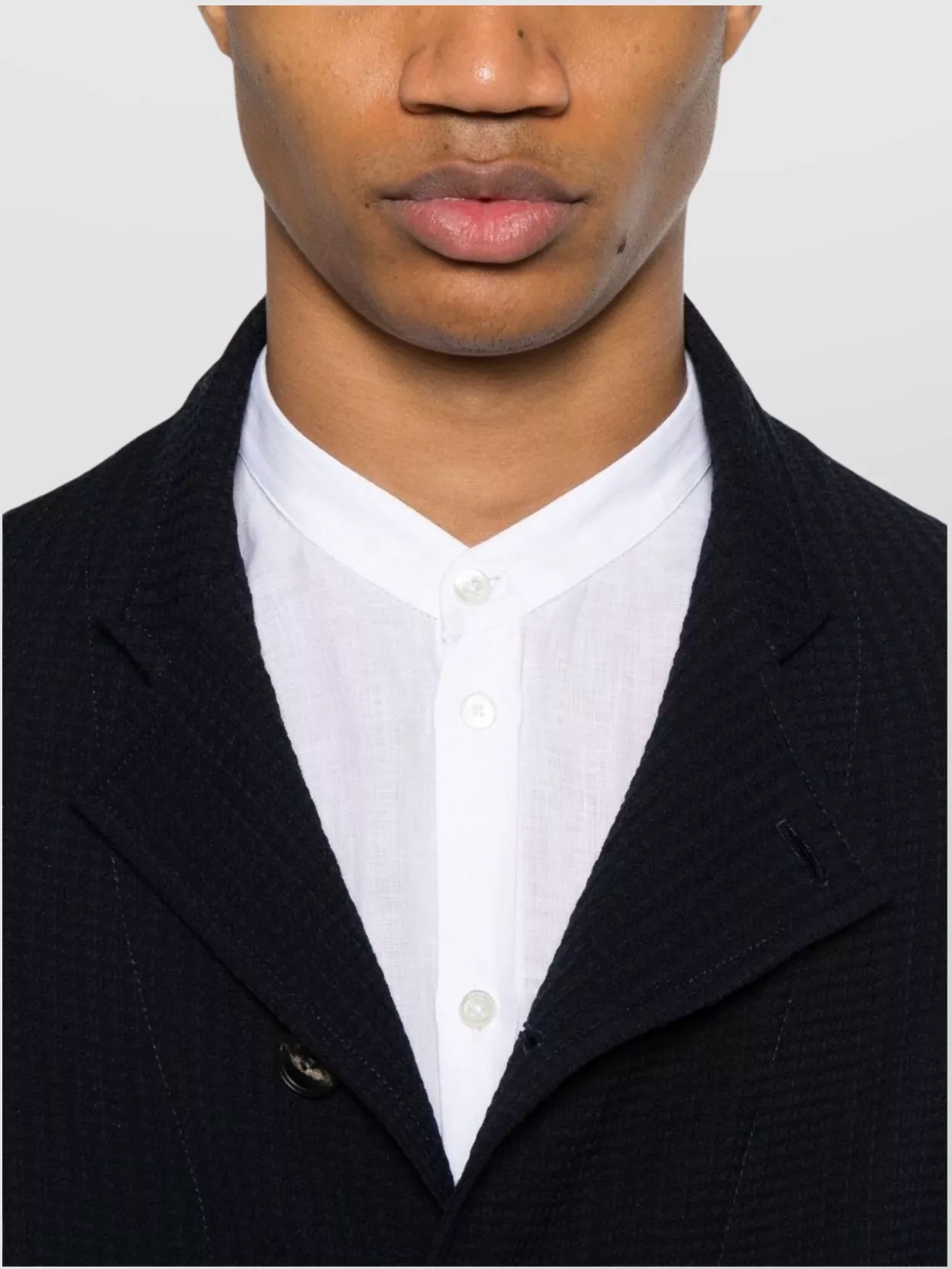 Emporio Armani Wool Blazer Jacket Front Pockets