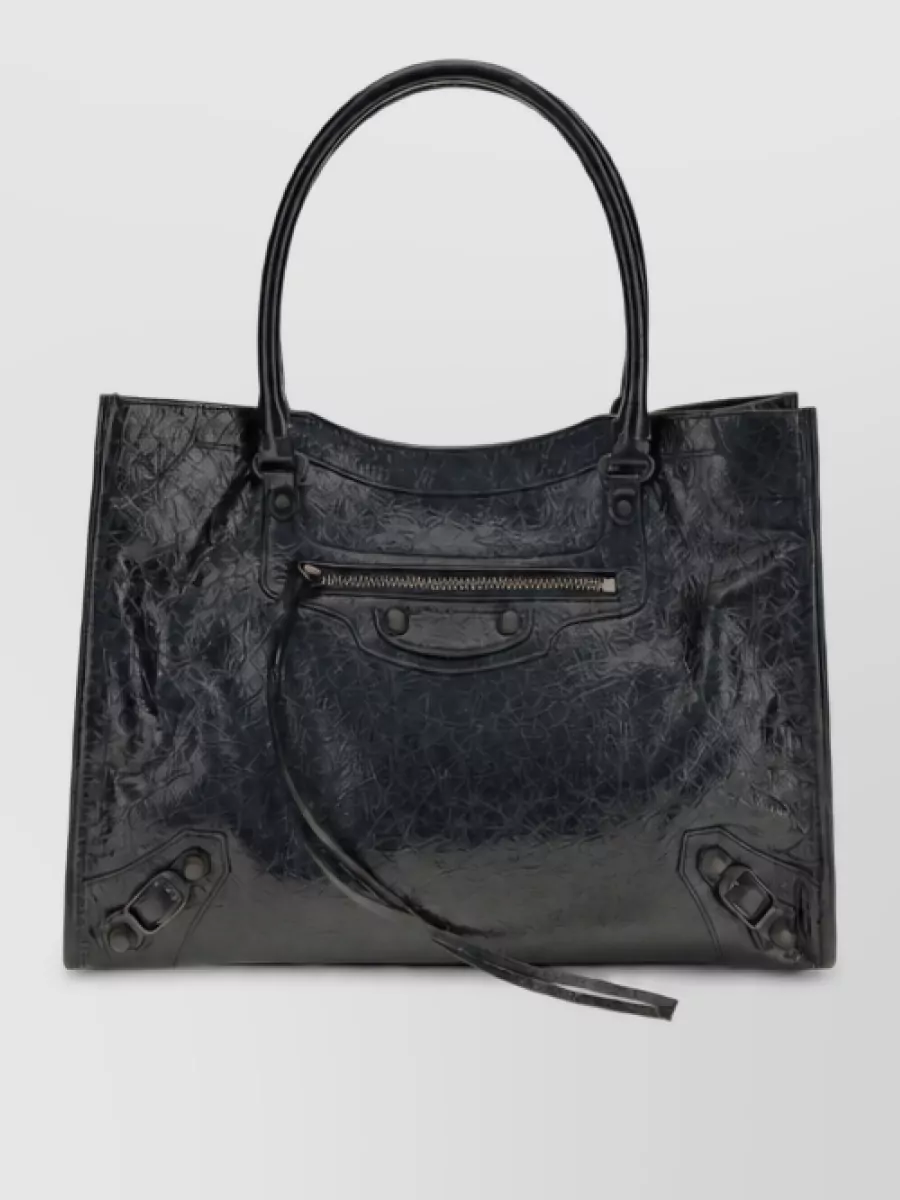 Balenciaga shopping lamb leather tote bag