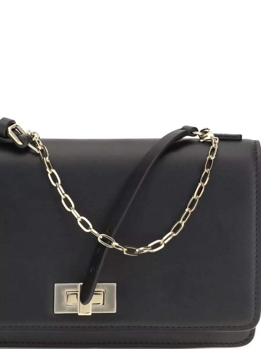 Fendi Leather Chain Wallet