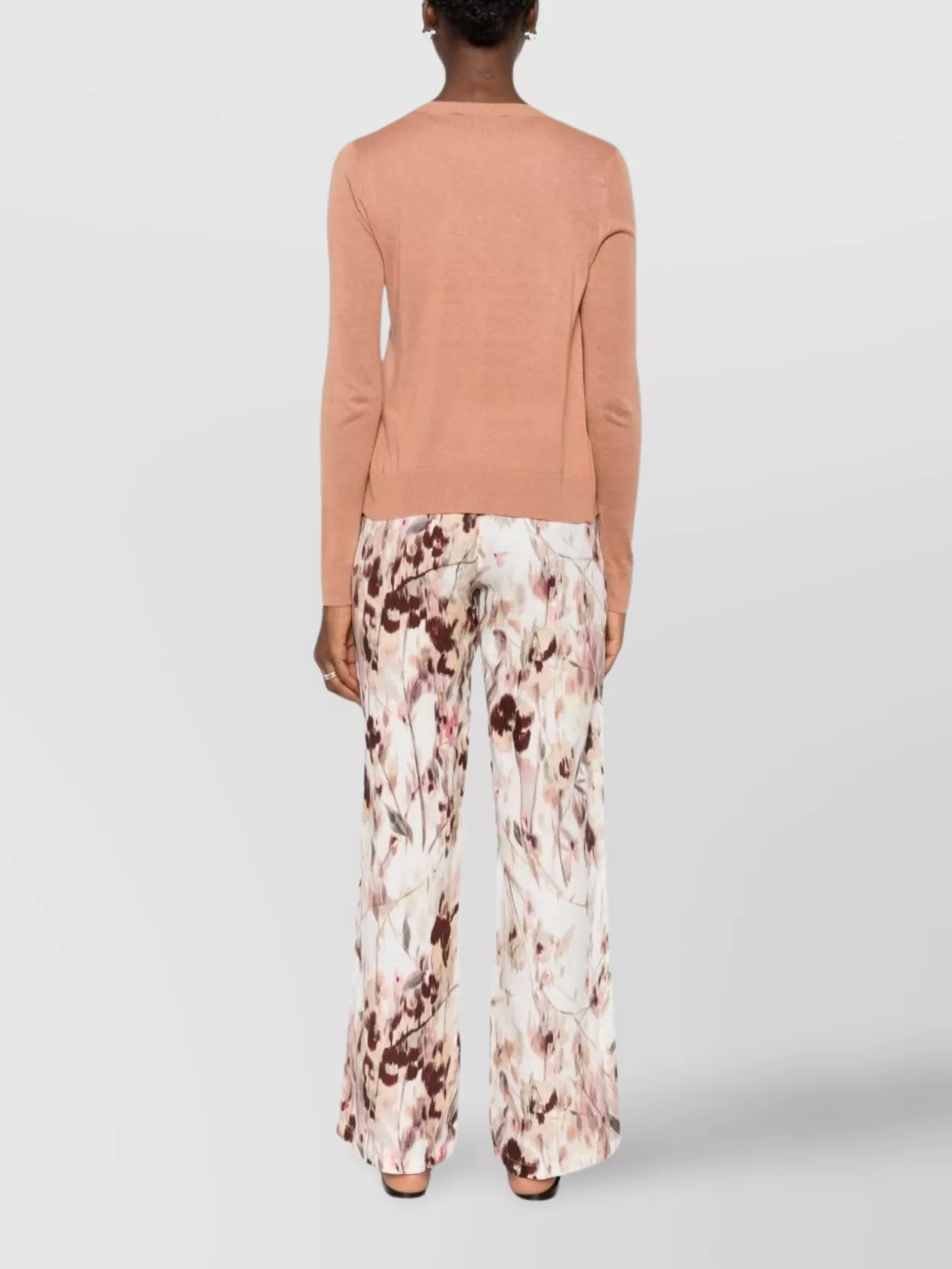 Weekend Max Mara Front-button V-neck Cardigan Set In Pink
