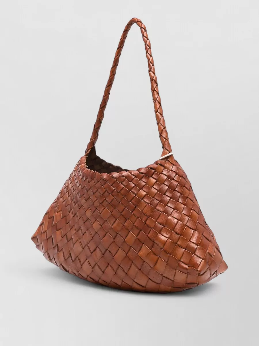 Dragon Diffusion Rosanna Woven Shoulder Bag Textured Design