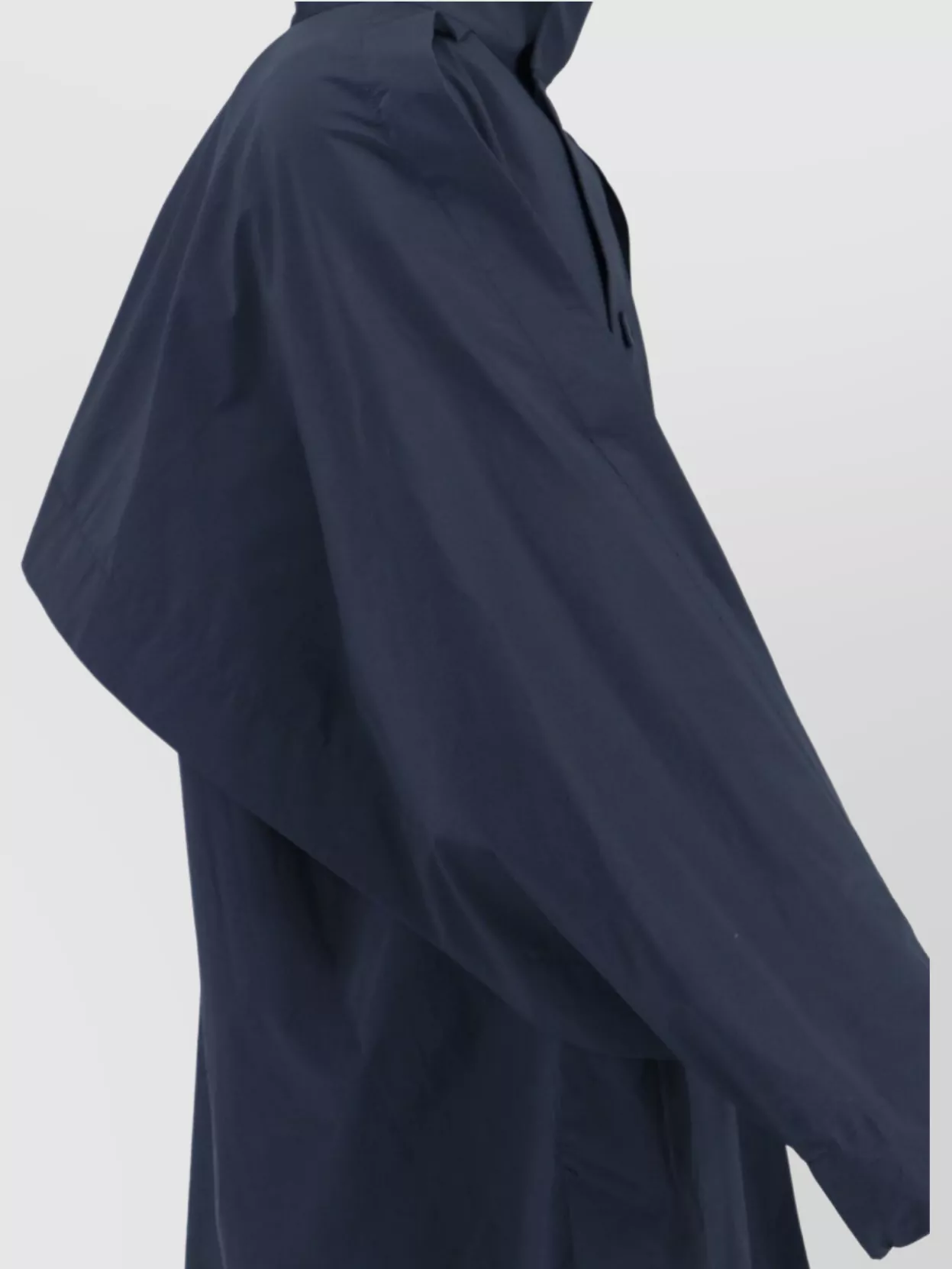 Homme Plisse Issey Miyake High Collar Cape Detail Side Pocket Jacket