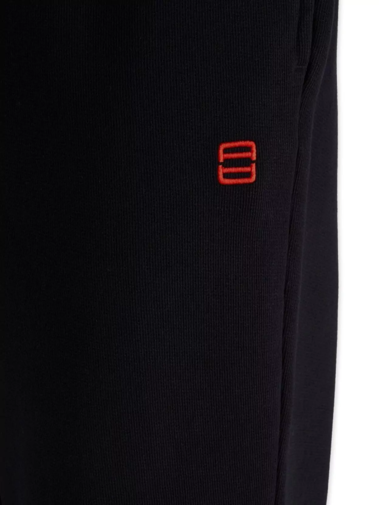 Ambush Elastic Waistband Trousers With Side And Back Pockets In Black