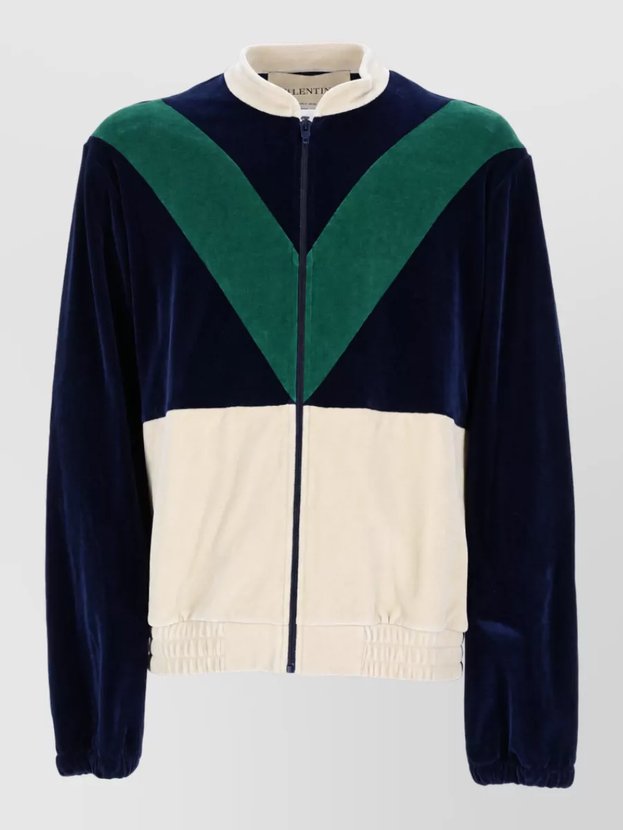 Valentino Jersey cotton zip jacket