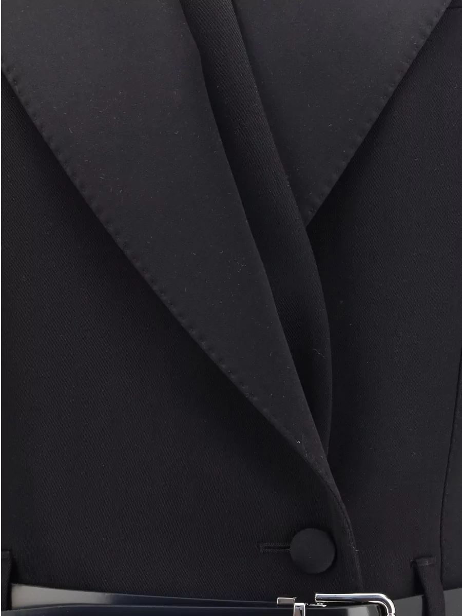 Dolce&Gabbana Wool Silk Double-Breasted Blazer
