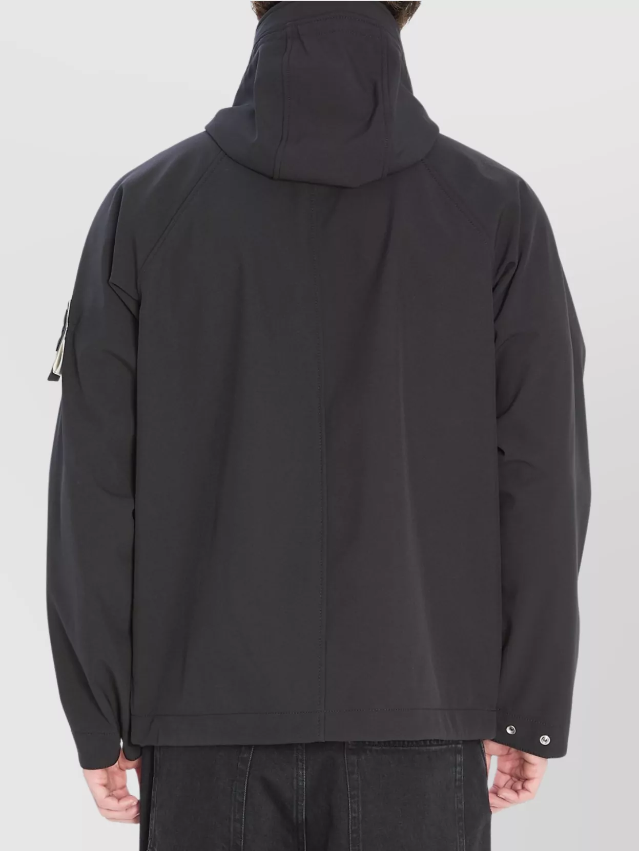 Stone Island Parka With Drawstring Hem And Hood