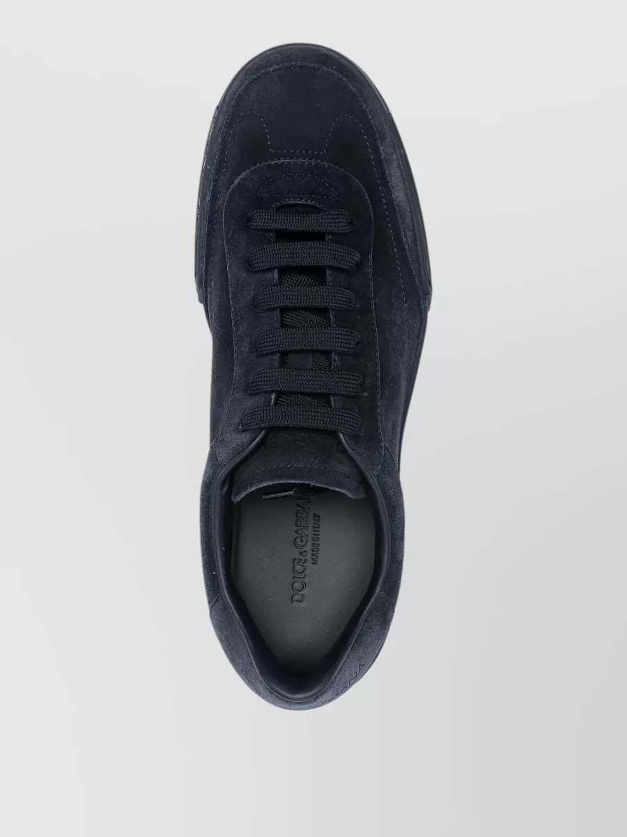Dolce&Gabbana Portofino Sneakers Round Toe Rubber Sole