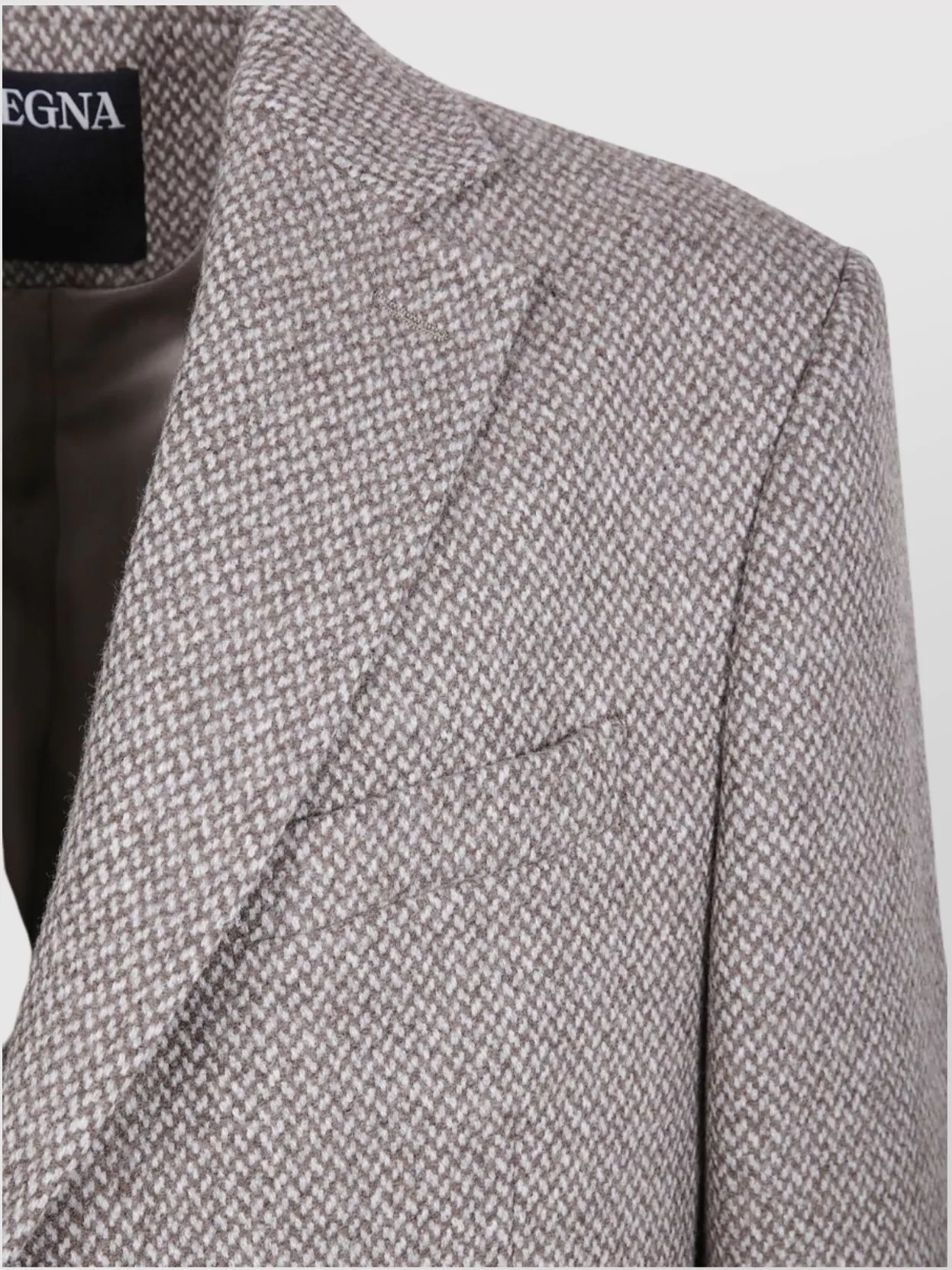 Zegna Cashmere And Wool Long Overcoat