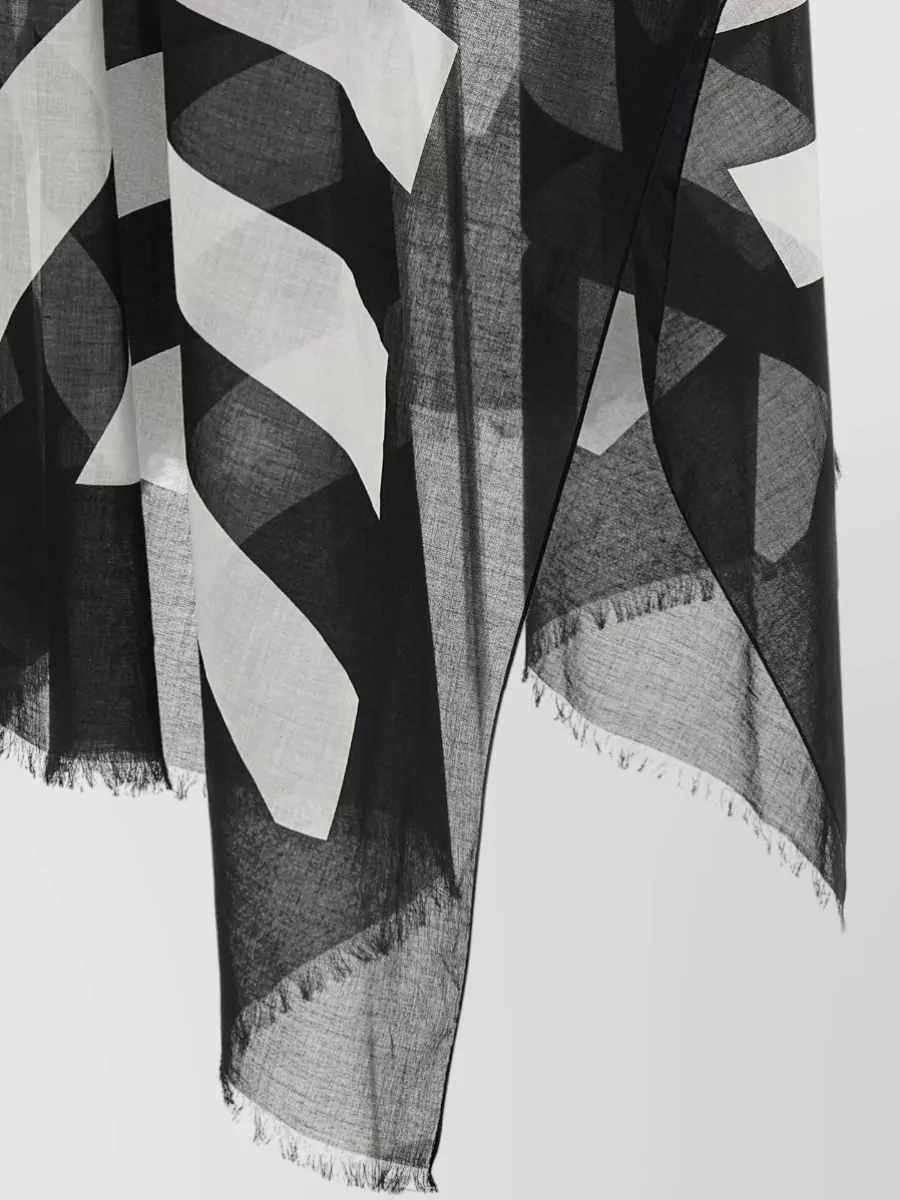 Dries Van Noten Cotton Printed V-Neck Kaftan