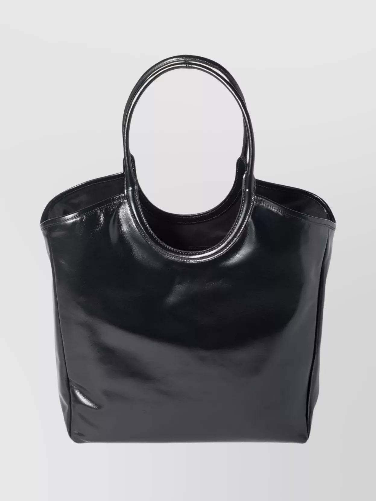 Miu Miu Versatile Tote Bag Double Handles In Black