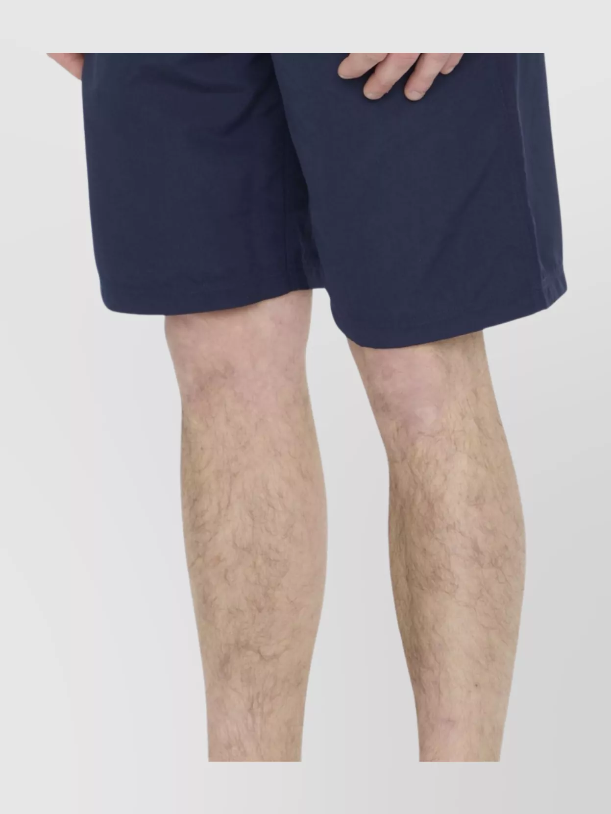 Palm Angels Logo Swimshorts Featuring Pockets In Blue