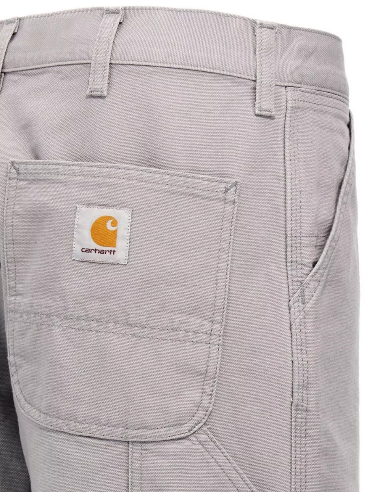 Carhartt Trousers With Knee Patch And Pockets In Gray