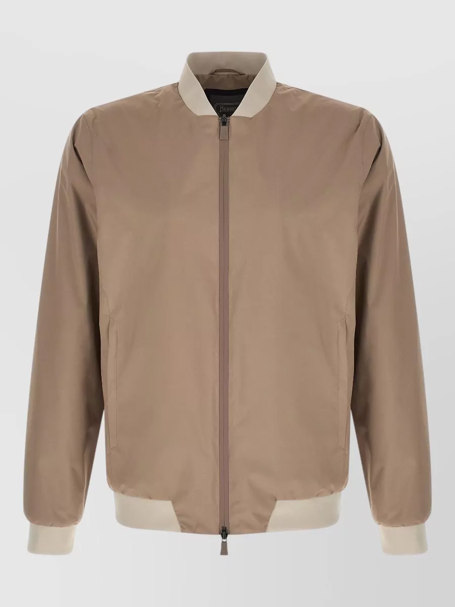 Herno polyester bomber jacket