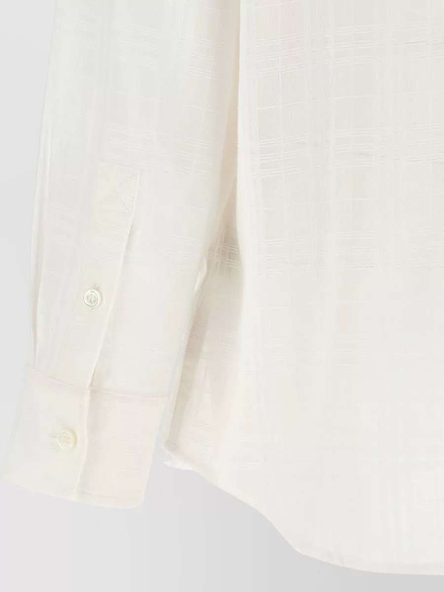 Burberry Cotton Check Long-Sleeve Shirt