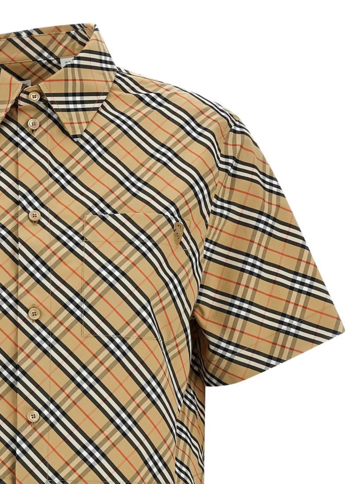 Burberry Checked Cropped Shirt