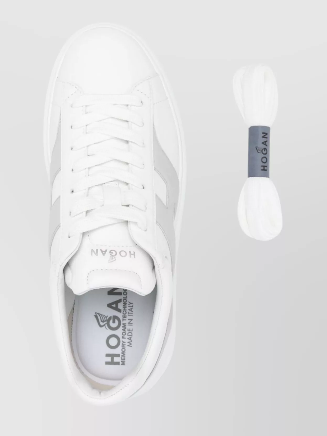Hogan Leather Sneakers Featuring H-Stripes