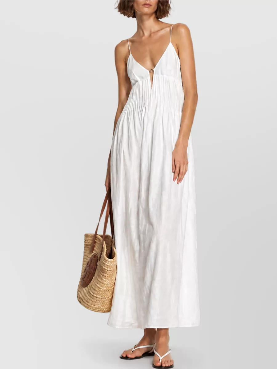 Tory Burch Linen Maxi Beach Dress