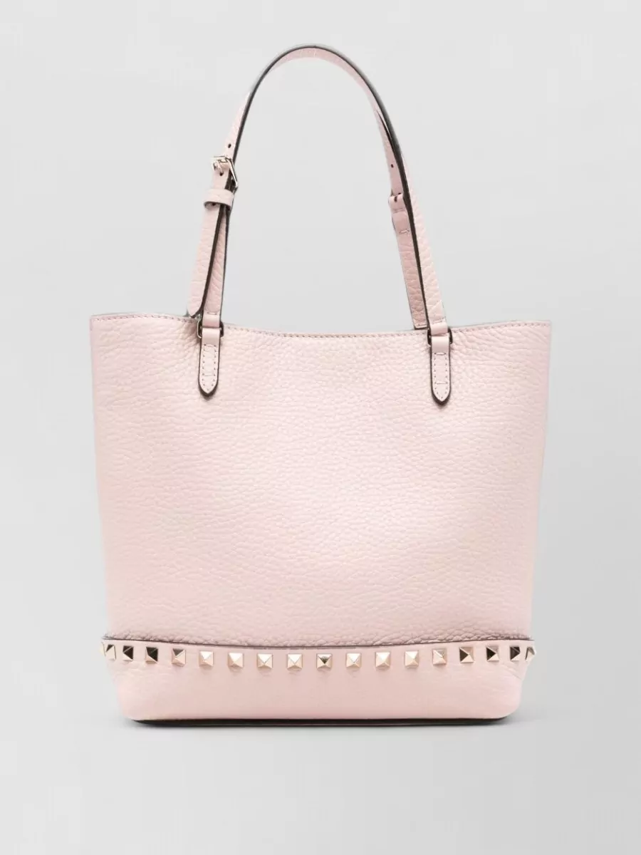 Valentino Garavani Rockstud Small Leather Bucket Bag