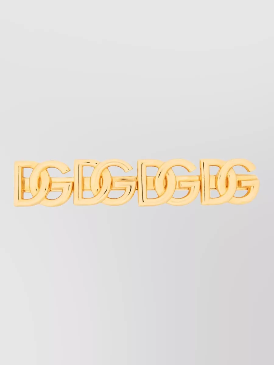 Dolce&Gabbana logo hair clip