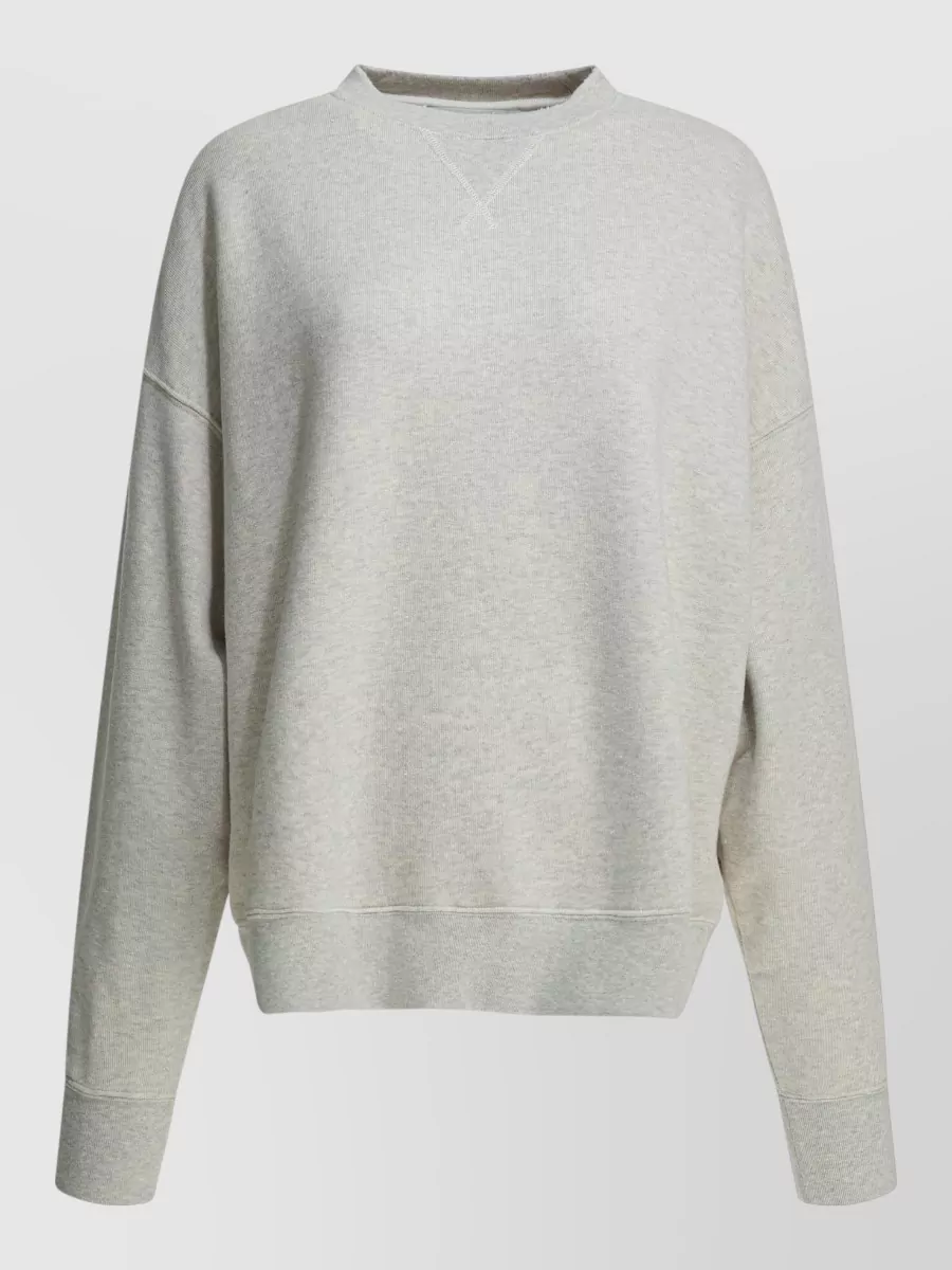 Golden Goose crystal embellished oversized cotton crewneck sweatshirt