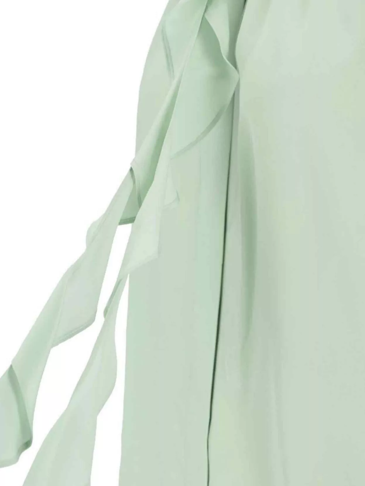 Victoria Beckham Ruffled Crepe De Chine Shirt