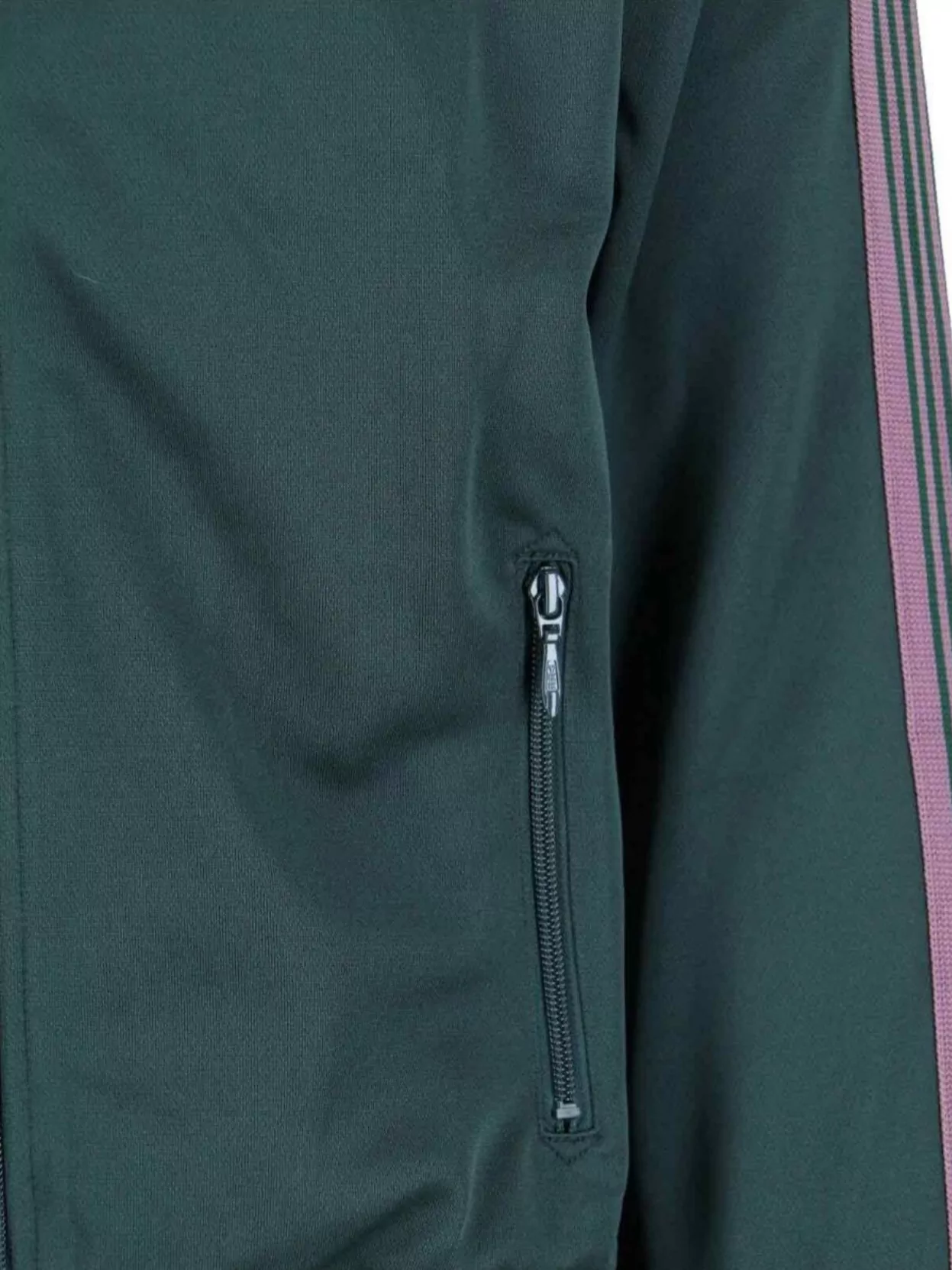 Needles Casual Jacket With Striped Sleeves And Pockets