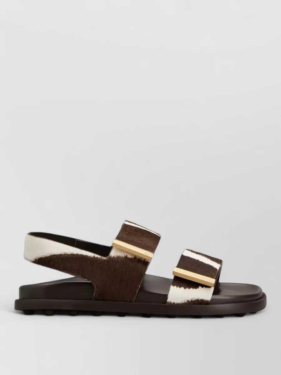 Tod's Pony Hair Sandals