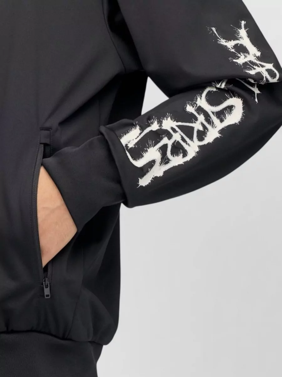 Y-3 Printed Zip Track Jacket