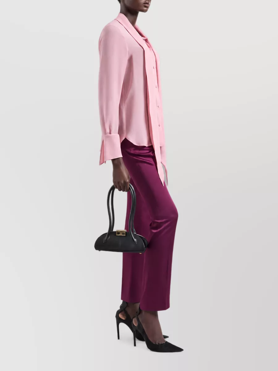 Nina Ricci Silk Long-Sleeve Shirt