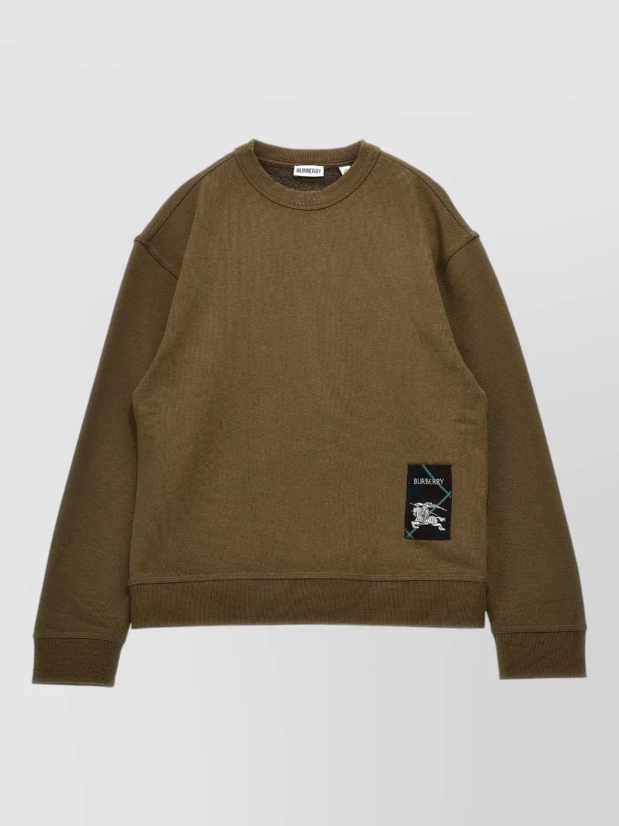 Burberry Cotton logo sweatshirt