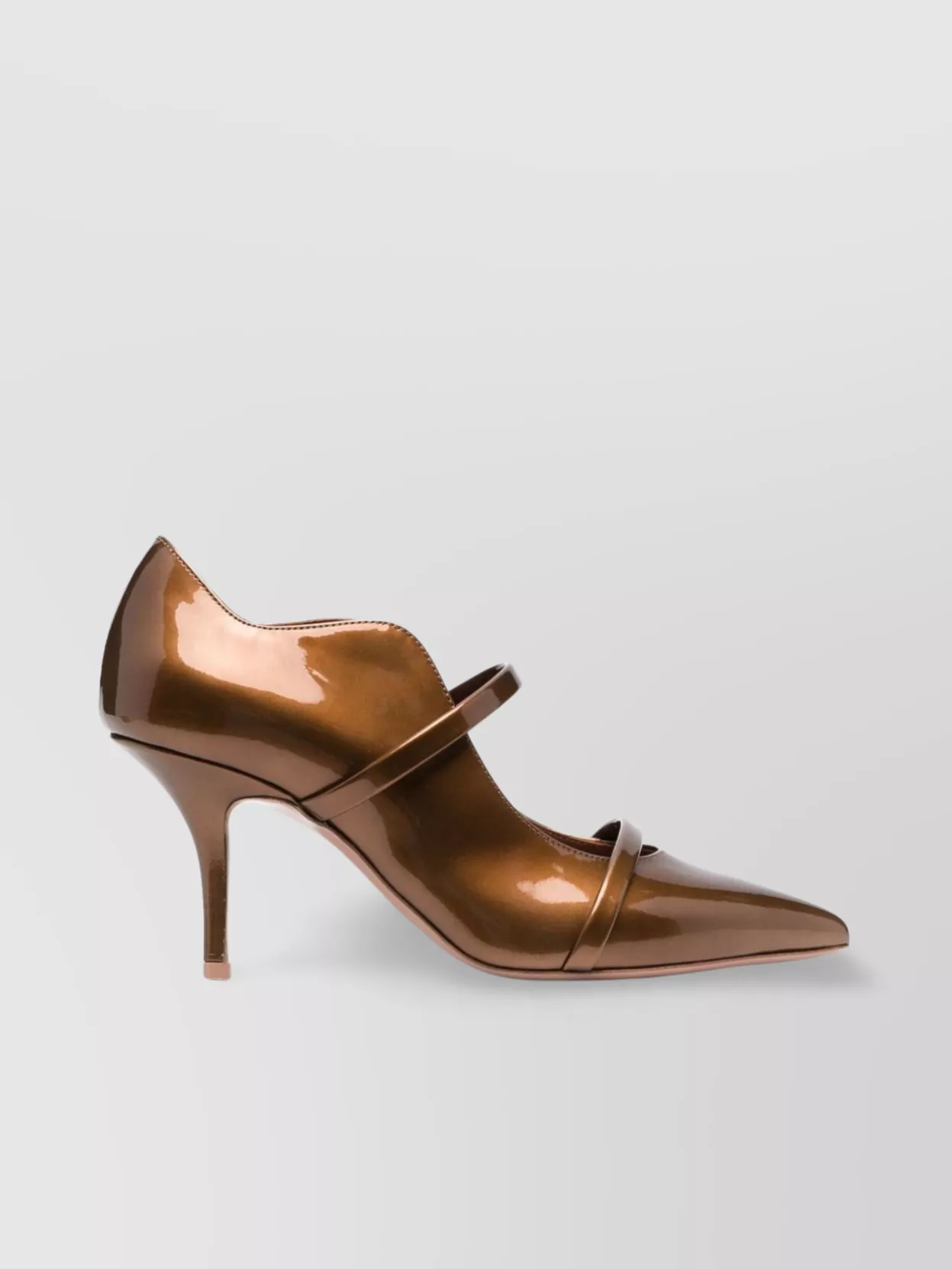 Malone Souliers Maureen Metallic Patent Leather Pumps