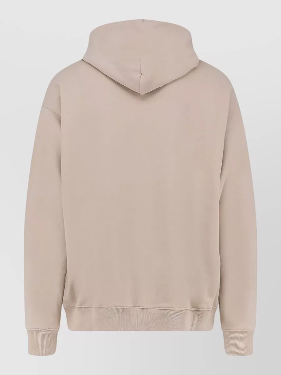 Off-White Cotton Logo Print Hoodie