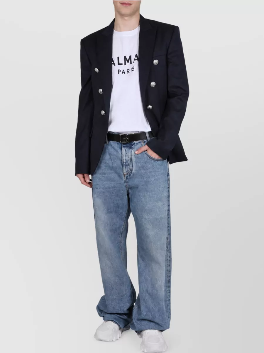 Balmain Denim Loose Fit Jeans