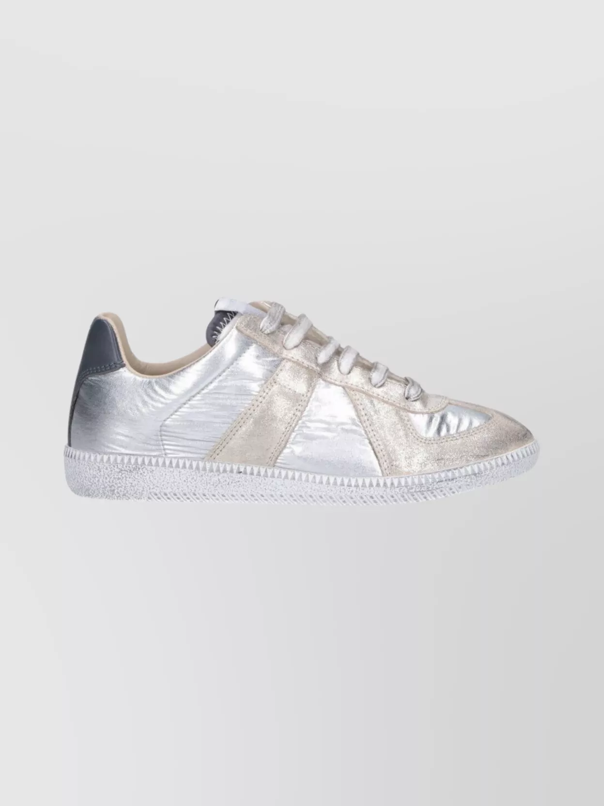 Maison Margiela Contemporary Low Top Sneakers With Contrast Panels