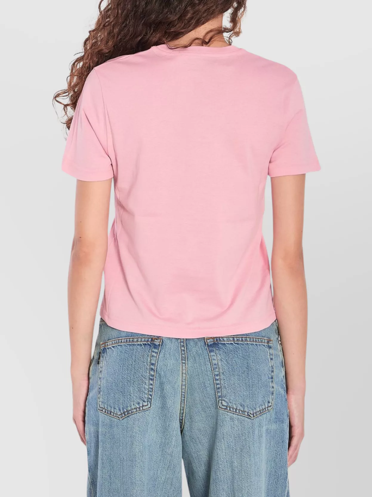 Gucci Printed Logo T-shirt In Pink